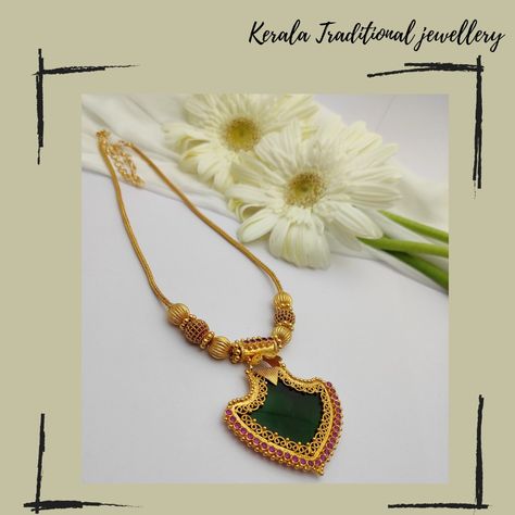 Palakka Mala Kerala, Palakka Mala, Kerala Jewellery, Gold Necklace Price, Gold Pendent, Modern Gold Jewelry, Jewelry Designing, Traditional Jewellery, Gold Jewelry Stores