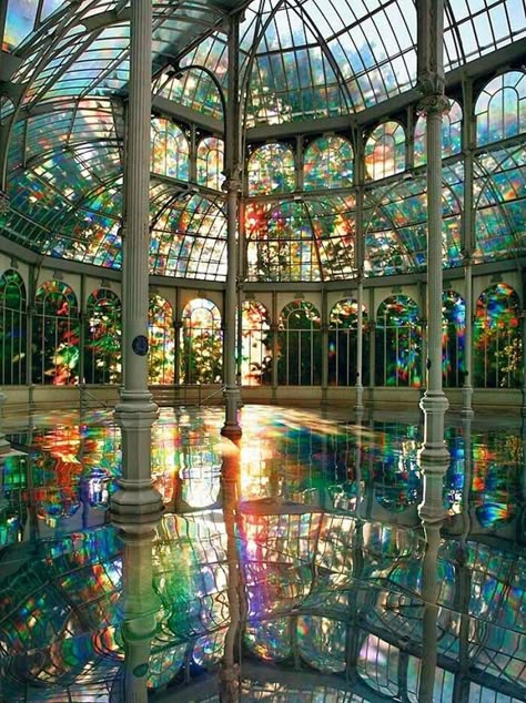 Crystal Palace Madrid, Bg Reference, Gorgeous Architecture, Beautiful Settings, Crystal Palace, House Entrance, Madrid Spain, Beautiful Buildings, Beautiful Architecture