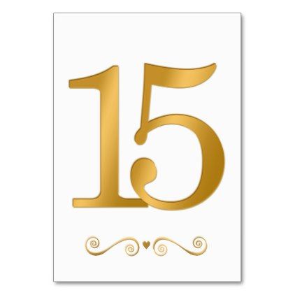 Elegant Bright Gold Faux Metallic Number 15 Card - anniversary gifts diy cyo party Anniversary Gift Diy, Number 15, Card Anniversary, Logo Number, Mosaic Pictures, Logo Background, Cute Disney Wallpaper, Amazing Facts, Bright Gold