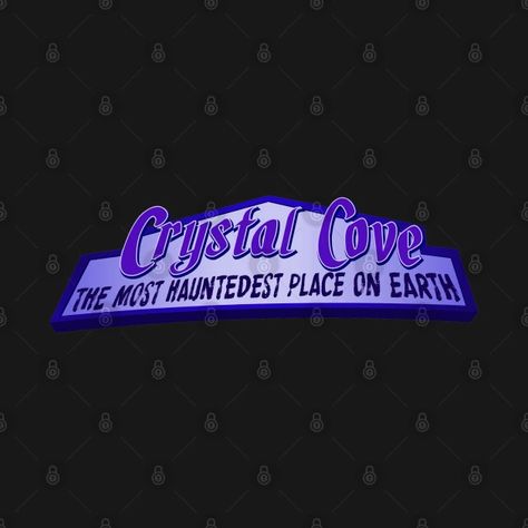 Crystal Cove The Most Hauntedest Place on Earth - Crystal Cove - T-Shirt | TeePublic Crystal Cove Scooby Doo, Daphne And Fred, Scooby Doo Mystery Incorporated, Crystal Cove, Scooby Doo Mystery, Crystal Cave, Horror Monsters, Year 3, Tropical Design