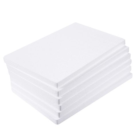 Craft Foam Block - 6-Pack Rectangle Polystyrene Foam Brick - Styrofoam Blocks for Sculpture, Modeling, DIY Arts and Crafts - White, 17 x 11 x 1 inches, #Ad #Brick, #ad, #Polystyrene, #Blocks, #Styrofoam Flags Cake, Junk Couture, Foam Insulation Board, Model Terrain, Foam Factory, How To Make Water, Flower Picks, Diy Miniatures, Modeling Techniques