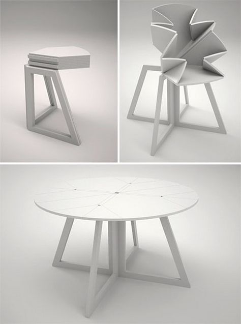 The "Grand Central" foldable table by Swedish designer Sanna Lindstrom was inspired by a fold-up subway map. We are hoping for a dining table sized version to come out soon! Paper Chair, Sitting Ideas, Cotswold Cottage, Airbnb Ideas, Central Table, Learn Design, Foldable Furniture, Transforming Furniture, Site Analysis