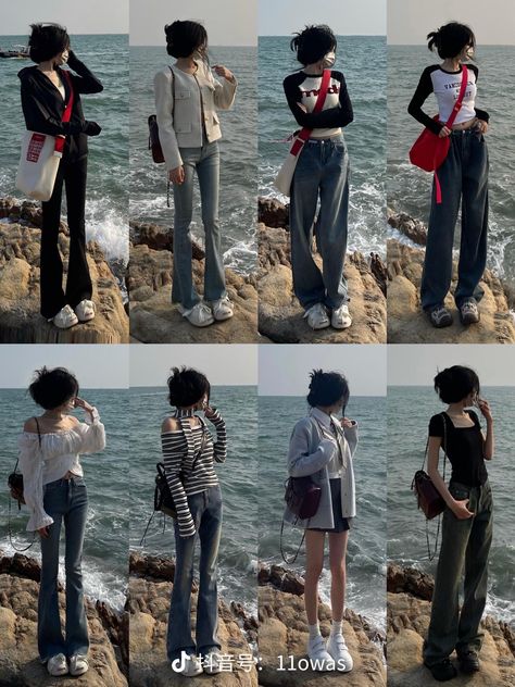 Hangout Outfit Ideas, Hangout Outfit, Peony Aesthetic, Simple Style Outfits, Fashion Kawaii, Street Outfits, Girl Fashion Style, Aesthetic Streetwear, Korean Casual Outfits