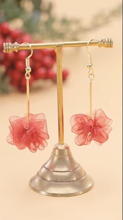 Easy DIY Earrings-Handmade Accessories Inspiration-Making at Home-Tutorial [Video] | Diy earrings easy, Earrings diy handmade, Diy jewelry earrings Easy Earrings Diy, Earrings At Home, Accessories Videos, Easy Earrings, Diy Earrings Easy, Earrings Diy Handmade, Diy Wire Earrings, Diy Jewelry Earrings, Beaded Earrings Diy