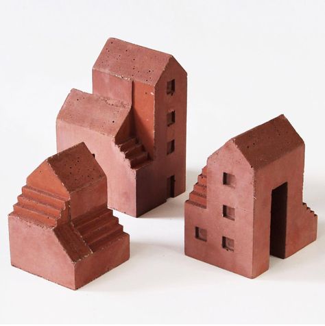 Architecture Clay Model, Clay Model Architecture Concept, Ceramic Architecture Model, Small Scale Models Architecture, Wood Model Architecture, Clay House, Landscape Model, Architectural Sculpture, Arch Model