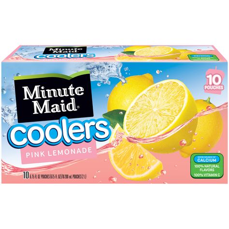 Minute Maid Pink Lemonade, Minute Maid Juice, Lemonade Slush, Maybelline Eyeliner, Good Sources Of Calcium, Kid Friendly Lunches, Minute Maid, Juice Boxes, 10 Count