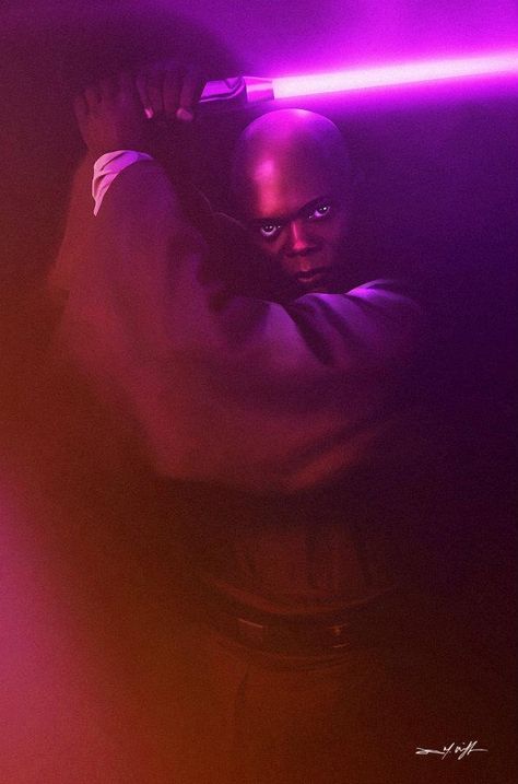 starsofnorway:  Mace Windu ✨ Mace Windu Wallpaper, Yuuzhan Vong, Jedi Council, Samuel Jackson, Mace Windu, Jedi Sith, Jedi Order, Jedi Knight, Jedi Master