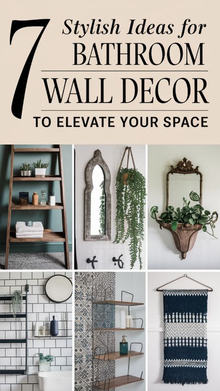 7 Stylish Ideas for Bathroom Wall Decor to Elevate Your Space Plain Bathroom Decor, Bathroom Wall Decor Beside Sink, Grey Bathroom Wall Decor, What To Hang On Bathroom Walls, How To Decorate Towel Bar In Bathroom, Decor For Bathroom Walls, Diy Bathroom Decor Ideas Wall Art, Decorating Bathroom Walls, Bathroom Wall Decor Ideas Modern