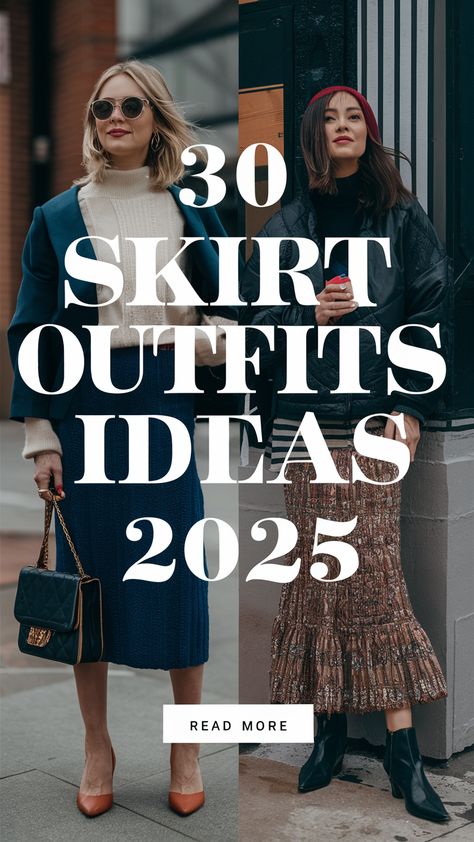 Pencil Skirt Outfits Classy Winter, Green And Black Skirt Outfits, Black And White Houndstooth Skirt Outfit, Skirt 2025 Trend, Skirts 2024 Trends, Fashion Outfits 2025 Trends, Skirt Trends 2024, 2025 Color Trends Fashion, Outfits 2025 Trends