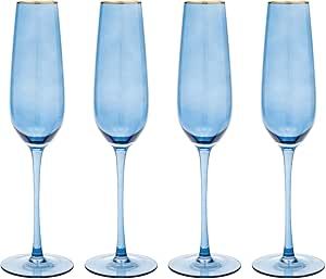 Sparkling Wine Glasses, Colored Drinking Glasses, Champagne Toasting Flutes, Fantastic Shoes, Champagne Toast, Blue Bowl, Flute Glass, Party Fun, Champagne Flutes