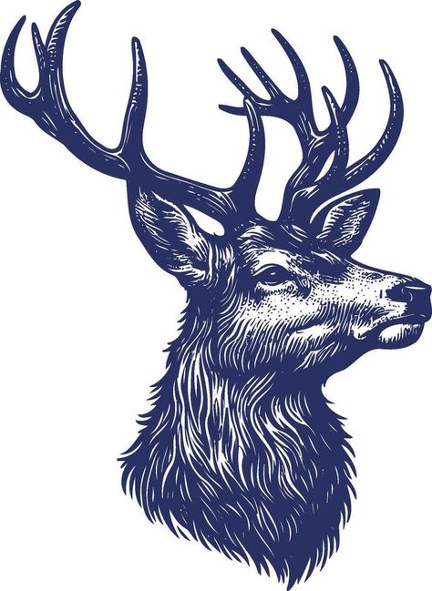 deer head illustration - AI-generated Deer Head Tattoo, Deer Vector, Head Illustration, Deer Graphic, Deer Drawing, Deer Illustration, Deer Tattoo, Print Design Art, Stag Head