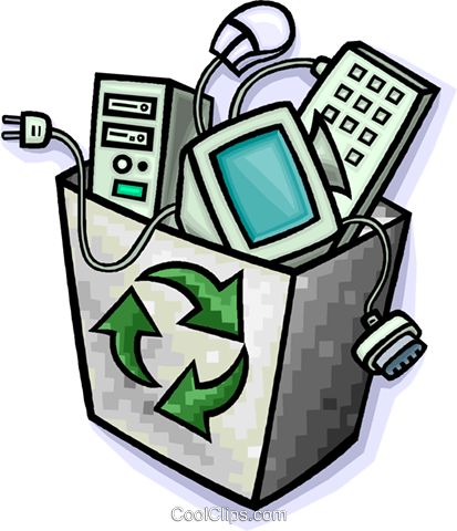 Recycle box Royalty Free Vector Clip Art illustration vc014731 Biodegradable Waste, E Waste Recycling, Electronic Waste, Computer Service, Solid Waste, Waste Collection, Recycle Box, Electronic Recycling, Old Computers