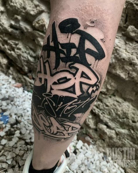 Street Art Graffiti Hip Hop Calf Tattoo Hop Tattoo Ideas, Hip Hop Tattoo Ideas, Hip Hop Tattoos, Hop Tattoo, Hip Hop Tattoo, Best Hip Hop, Graffiti Tattoo, Flash Tattoo Designs, Shoulder Tattoos For Women