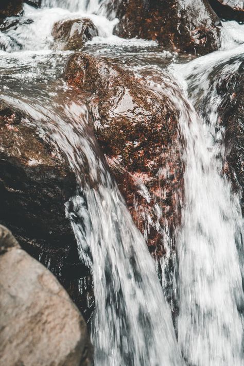 stream water and rocks close-up photo photo – Free Nature Image on Unsplash Stream Photography, Waterfall Aesthetic, Stream Water, River Pictures, Natural Waterfalls, Water Stream, River Rocks, Neutral Aesthetic, Water Photography