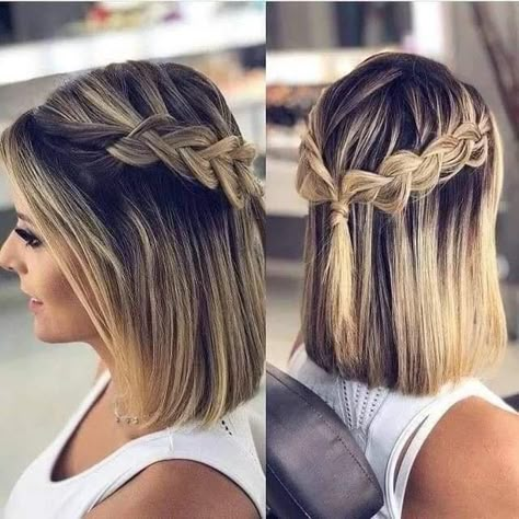 Tuns Bob Lung, Easy Updo Hairstyles, Prom Hairstyles For Short Hair, Hairstyles For, Peinados Fáciles Para Cabello Corto, Penteado Cabelo Curto, Short Hair Updo, Trending Hairstyles, Prom Hairstyles