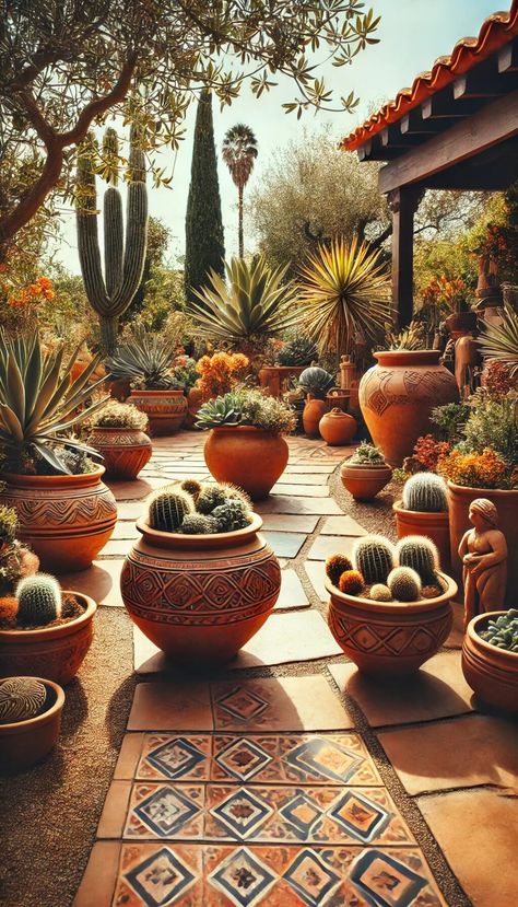 20+ Creative Southwest Landscaping Ideas for a Water-Wise Garden 32 Arizona Landscape Design Front Yard, Southwest Landscaping Ideas, Southwestern Garden, Southwest Landscaping, Cactus Ideas, Cactus Garden Landscaping, Southwest House, Desert Backyard, Exterior Bar