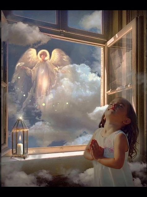 Angel Blessings, I Believe In Angels, Pray For Peace, Angel Artwork, Jesus And Mary Pictures, Beautiful Angels Pictures, Angel Images, Jesus Photo, Good Night Gif