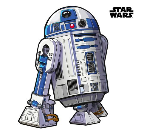 R2d2 Drawing, R2d2 Art, Star Wars Illustration, Star Wars Stickers, Star Wars Cake, Star Wars Prints, Star Wars R2d2, Star Wars Tattoo, Artsy Pictures