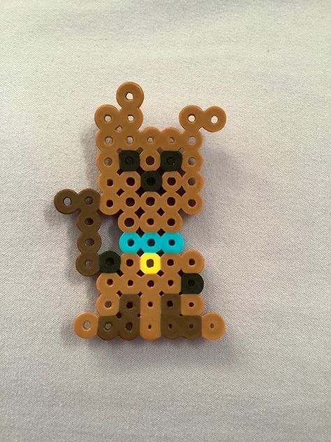 Perler Bead Animals Easy, Mini Perler Bead Patterns Disney, Turtle Fuse Beads, Squidward Perler Beads, Things To Make With Melty Beads, Pearler Beads Easy, Melts Beads Ideas, Parlor Beads Ideas, Small Fuse Bead Ideas