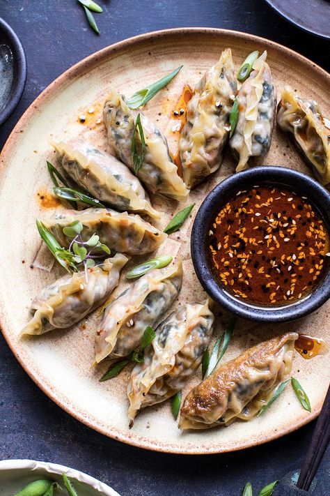 Vegetable Potstickers, Pollo Teriyaki, Mapo Tofu, Honey And Soy Sauce, Honey Soy, Half Baked, Half Baked Harvest, Diet Vegetarian, Chinese Cooking