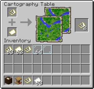 Map – Minecraft Wiki Minecraft Maps, Explorer Map, Minecraft Structures, Map Minecraft, Crafting Recipes, Map Crafts, Page Maps, Map Icons, Minecraft Map