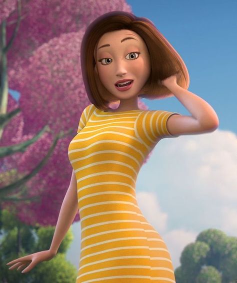 The Bee Movie Costume, Bee Movie Costume, Vanessa Bee Movie, Bee Movie Aesthetic, The Bee Movie Aesthetic, Brunette Movie Characters, Vanessa Bloome, Bee Movie Characters, Brunette Characters Costumes