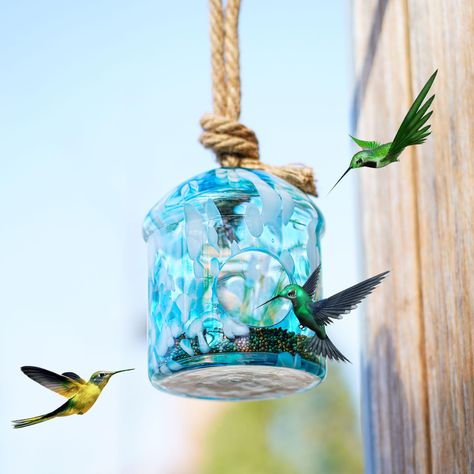 Birds Feeder, Attracting Hummingbirds, Hummingbird Perch, Hummingbird House, Glass Hummingbird Feeders, Outside Garden, Glass Hummingbird, Wild Bird Feeders, Hummingbird Feeder