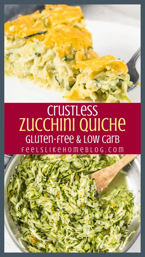 Crustless Zucchini Quiche, Zucchini Quiche Recipes, Zucchini Quiche, Bariatric Eating, Quiche Recipe, Allergy Free Recipes, Quiche Recipes, Squash Recipes, Summer Squash