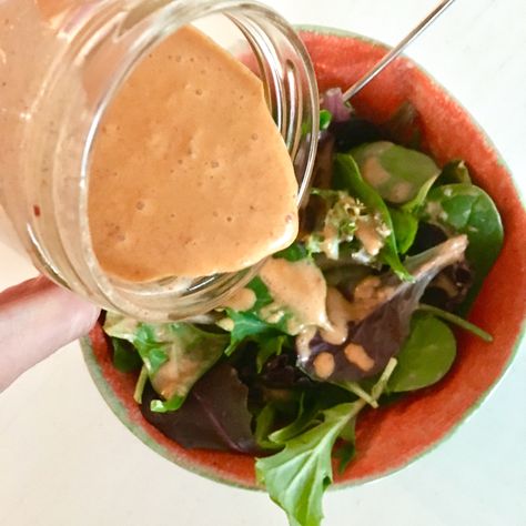 Kimchi Dressing, Kimchi Salad, Healthy Dressing, Ranch Dressing Recipe, Dairy Free Gluten Free, The Jar, Avocado Salad, Ranch Dressing, Healthy Salads