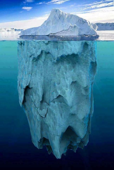 Full length view of an Antarctic iceberg Ice Ocean, Ice Snow, Snow And Ice, Sea Glass Art, Water Views, Natural Phenomena, Wildlife Photography, Amazing Places, Amazing Nature