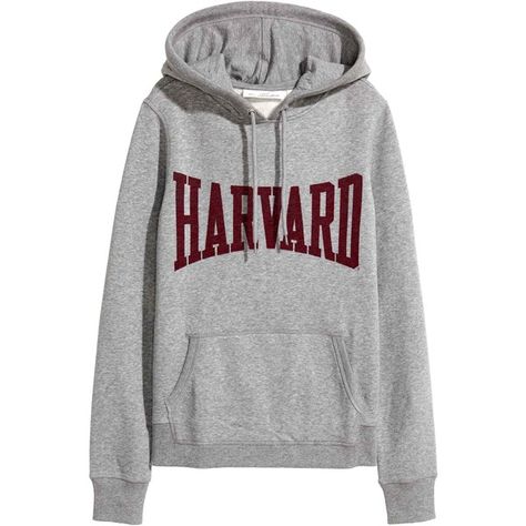 Printed hooded top (465 MXN) ❤ liked on Polyvore featuring tops, hoodies, ribbed top, print hoodie, hooded sweatshirt, lined hooded sweatshirt and sweatshirt hoodies Harvard Hoodie, Light Grey Hoodie, Gray Hoodies, Tokyo Street Fashion, Hooded Top, Sweatshirt Fabric, Ribbed Top, Hooded Tops, Hooded Pullover