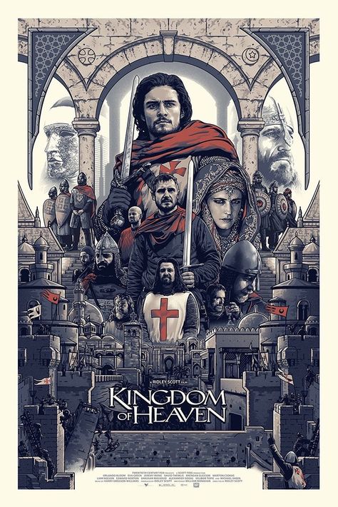 Salahuddin Ayyubi, Heaven Movie, Baldwin Iv, King Baldwin, Movie Synopsis, The Crusades, The Kingdom Of Heaven, Best Movie Posters, Medieval World