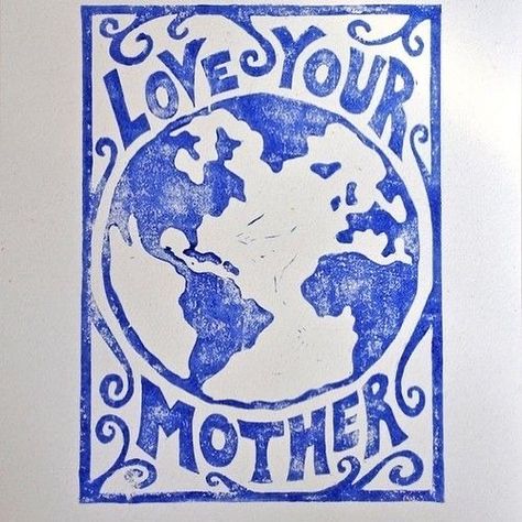 Soul Snacks (@welovesoulsnacks) posted on Instagram • May 5, 2021 at 1:03pm UTC Love Your Mother, Hippie Baby, Protest Art, Linoleum, Of The Earth, Linocut Prints, Earth Day, Mother Earth, Linocut