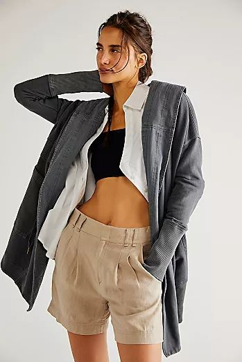 Top Rated Apparel, Accessories & More | Free People Sweet Clothes, Sunflower Seed, Hooded Cardigan, Military Inspired, Bohemian Clothes, Oversize Hoodie, Boho Clothing, Hoodie Top, Outerwear Women