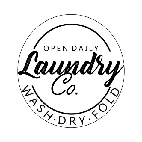 Vintage Laundry Sign, Laundry Room Printables, Laundromat Business, Wall Decals Laundry, Laundry Logo, Cricut Projects Easy, Laundry Business, Laundry Humor, Coin Laundry