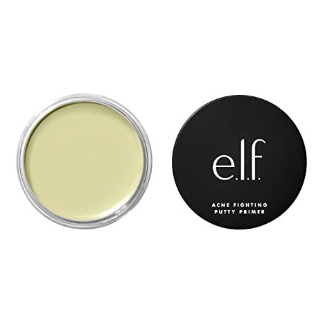 e.l.f. Acne Fighting Putty Primer, Infused with 1.8% Salicylic Acid, Prevents Breakouts & Reduces Redness, Minimizes Pores & Preps Skin, 0.74 Oz (21g) Putty Primer, No Buy, Prime Skin, Makeup Tips For Older Women, E.l.f. Cosmetics, Skin And Makeup, Brow Lift, Elf Cosmetics, Acne Shop