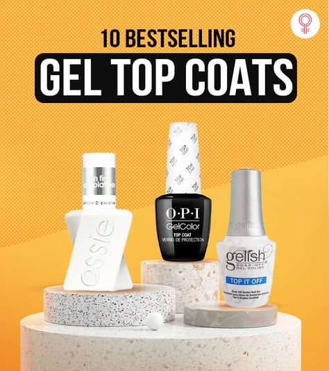 10 Best Gel Top Coats For Nails In 2022 – Buying Guide Opi Gel Top Coat, Best Gel Base And Top Coat, Best Top Coat Nail Polish, Nail Top Coat, Nails Fresh, Opi Top Coat, Chameleon Nails, Top Coat Nail Polish, Sally Hansen Miracle Gel