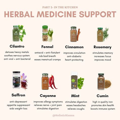 Rianna🌿 Holistic Health Coach on Instagram: “𝐍𝐚𝐭𝐮𝐫𝐞’𝐬 𝐦𝐞𝐝𝐢𝐜𝐢𝐧𝐞 𝐜𝐚𝐛𝐢𝐧𝐞𝐭🌿✨- 𝐩𝐚𝐫𝐭 𝟐! 𝐋𝐈𝐊𝐄 + 𝐒𝐀𝐕𝐄 for when you want to give your meals an extra healing boost!💥 Quality with herbs and…” Holistic Medicine Cabinet, Italian Seasoning Blend, Herbal Medicine Cabinet, Natural Medicine Cabinet, Food Nutrition Facts, Flat Belly Drinks, Medical Herbs, In My Purse, Holistic Health Coach