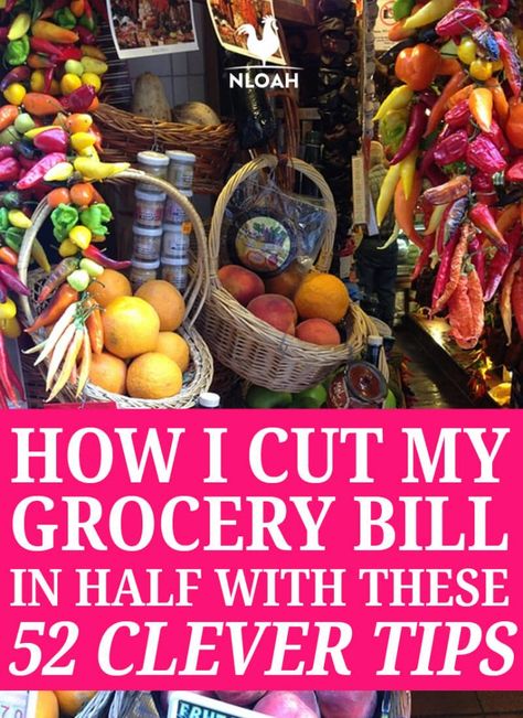 Dozens upon dozens of ways to cut down your monthly grocery bill. #grocerybills #frugality #homesteading Lower Grocery Bill, Cut Grocery Bill, Frugal Grocery Shopping, Grocery Hacks, Frugal Kitchen, Grocery Savings Tips, Wild Food Foraging, Natural Cleaning Recipes, Grocery Savings