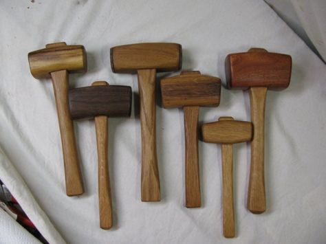 http://www.woodworkingtalk.com/f11/wooden-mallet-101-a-63242/ Wooden Mallet Plans, Wood Mallet Handmade, Woodworking Mallet, Wood Jig, Wooden Mallet, Wood Art Projects, Woodworking Inspiration, Wood Carving Designs, Learn Woodworking