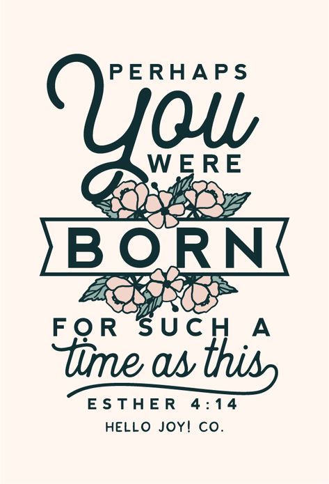 “Perhaps you were born for such a time as this.”Get this print in my shop!And be sure to check out my cases in my Casetify shop!Read the story behind Encouraging WednesdaysMy hope is that you download this file and… Path Doodle, Bible Belt, Bible Quote, Eyes Open, Favorite Bible Verses, Hope Is, Vintage Vibe, Scripture Quotes, Verse Quotes