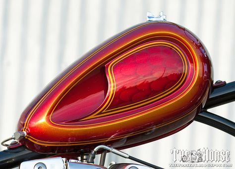 The Horse Backstreet Choppers Magazine: coming soon to issue #109 Tank Art, Gas Tank, Gas Tanks, The Horse, Buckets, Paint Job, Custom Art, I Said, Get It