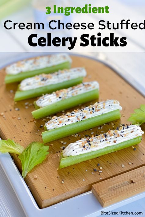 Stuffed Celery Sticks, Stuffed Celery, Easiest Breakfast, Cucumber Tea Sandwiches, Brunch Appetizers, Celery Sticks, Mini Appetizers, Breakfast Party, Best Appetizer Recipes