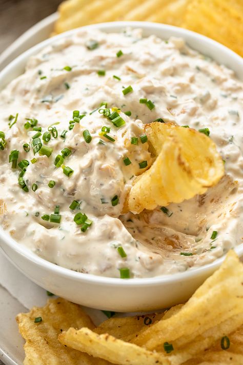 Donut Toppings, Caramelized Onion Dip, Easy Dip, Cookie Toppings, French Onion Dip, America's Test Kitchen Recipes, Roasted Cherry, Easy Dips, Onion Dip