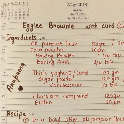 Cake Villa on Instagram: "Crakie eggless brownie recipe 😍 #brownie" Eggless Brownie Recipe, Eggless Cakes, Eggless Cake, Brownie Recipe, Brownie Recipes, Purpose Flour, Baking Powder, Baking Soda, Flour