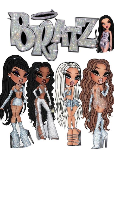 bratz las mas glamurosas💅🏻 Bratz Halloween Costume, Cute Screen Savers, Kindergarten Addition Worksheets, Black Bratz Doll, Bratz Doll Outfits, 21st Birthday Cakes, Beauty Business Cards, Posca Marker, Bright Photos