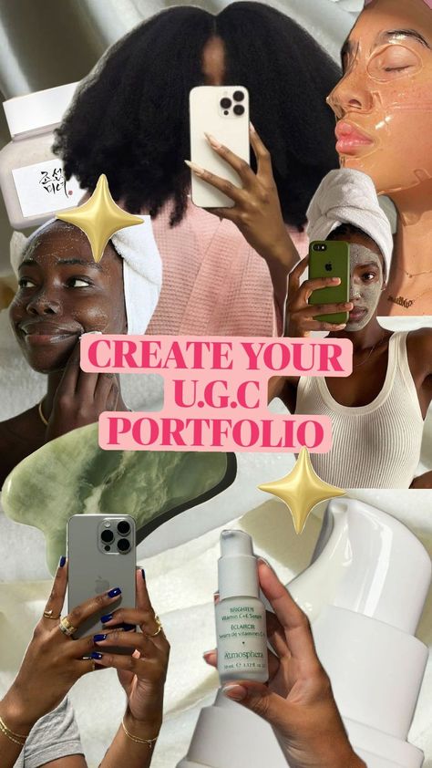 Collaboration Aesthetic, Ugc Portfolio Template, Beauty Content Creator, Beauty Space, Brand Deals, Social Media Kit, Modern Layout, Beauty Content, Ugc Content