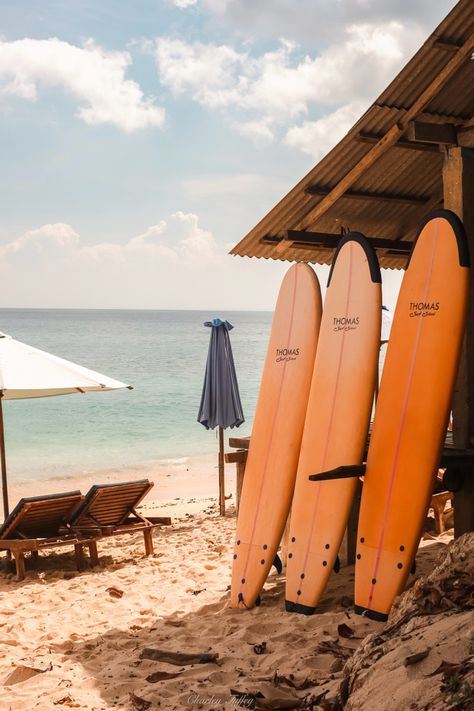 A surf school on Thomas Beach, Bali Surf School, Manifestation Board, Bali, Surfing, Places To Visit