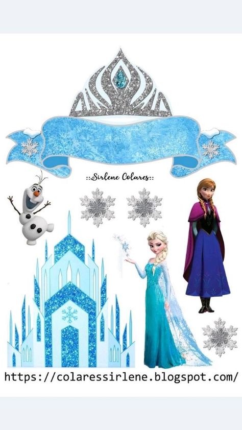 Frozen Elsa Cake Topper, Elsa Cake, Bolo Frozen, Frozen Cake Topper, Cake Topper Printable, Birthday Cake Topper Printable, Frozen Cake, Frozen Party, Frozen Birthday