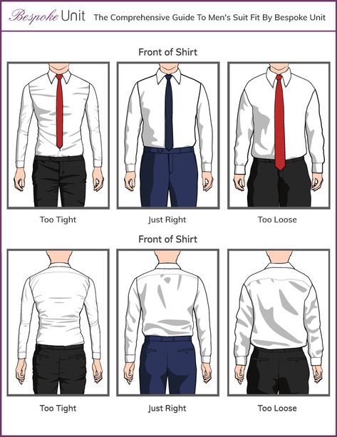 Suit Guide, Suit Fit Guide, Bespoke Shirts, Shirt And Tie, Formal Shirt Dress, Man Dressing Style, Casual Styles, Stylish Mens Outfits, Men Style Tips